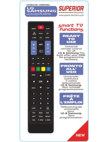 UNIVERSAL REMOTE CONTROL FOR SAMSUNG & LG SMART TV PRODUCED AFTER YEAR 2000