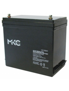 Batteria al piombo ricaricabile ciclica 12v 55a terminale t6 MKC MKC12-55H
