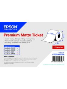 ROTOLO PREMIUM MATTE TICKET EPSON 102MM X 50M