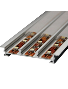 ALUMINUM PROFILE FOR 12MM LED STRIP RECESSED WITH 2MT COVER