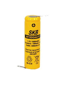 BATTERY RECHARGEABLE SKB NI-CD CYLINDER AA SKB N1000AAP1