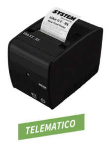 STAMPANTE FISCALE TELEMATICA CUSTOM / SYSTEM  RETAIL DISPLAY E TASTIERA  TIKE II FRX ETH USB RS232 SRT IN