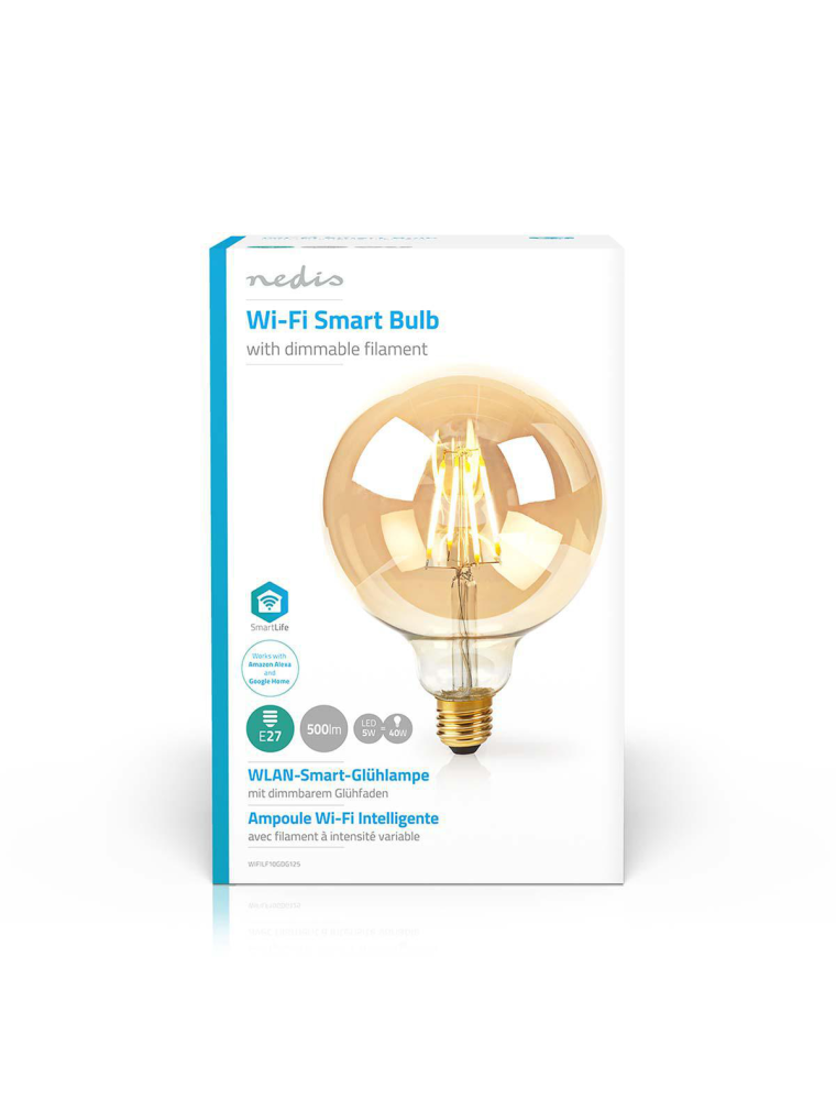 LAMPADINA CON FILAMENTO LED WiFi Smart E27
