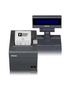 STAMPANTE FISCALE TELEMATICA EPSON FP90III LCD EDG 80MM RT / TASTIERINO 23 TASTI