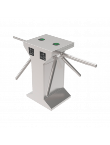 DUAL TWO-WAY ACCESS TURNSTILE WITH THREE ROTATING ARMS