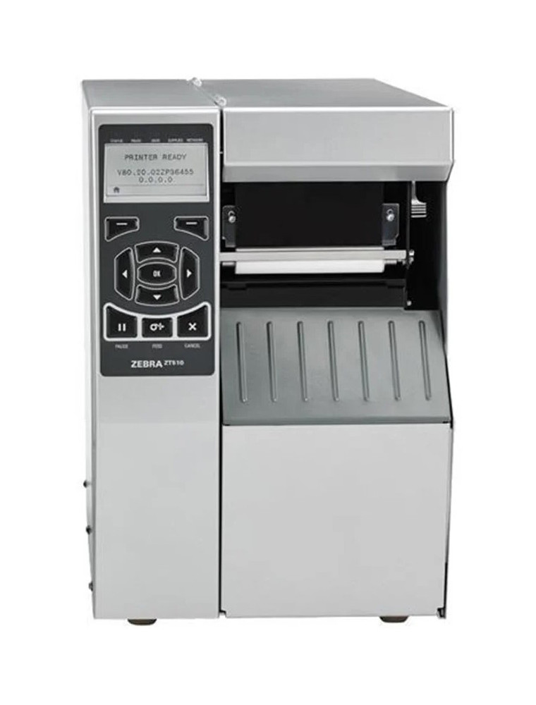 ZEBRA ZT510 PEEL AND REWIND PRINTER 203DPI LAN RS232 BT USB