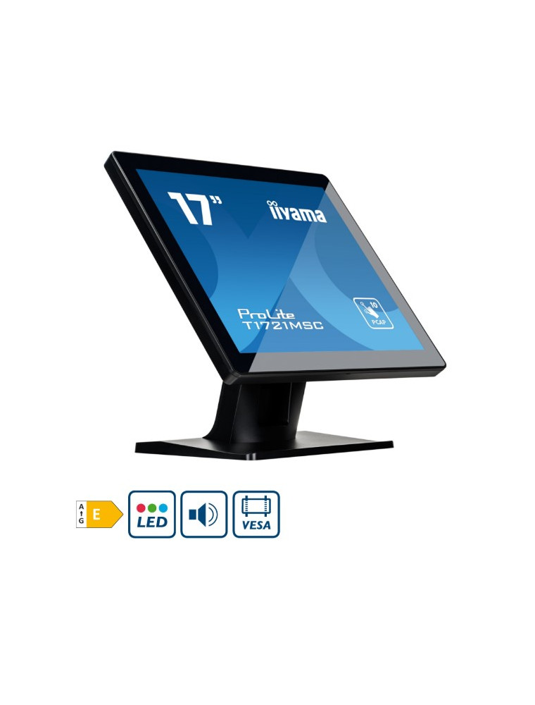 IIYAMA MONITOR TOUCH 17 PROLITE T1721MSC-B2 LED CAPACITIVE