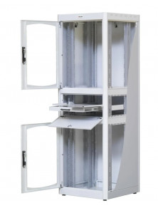 INTELLINET 19 FLOOR STANDING RACK CABINET WITH SHELF 38U 600X600