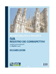 REGISTRO CORRISPETTIVI 2 COPIE 12 MESI DATA UFFICIO