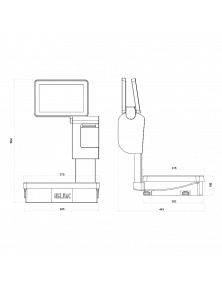 HELMAC GP PLUS 10T SERIES SUPERMARKET SCALES
