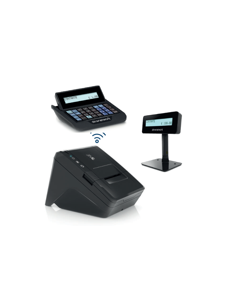 DITRON IT-ONE TELEMATICS TAX PRINTER DISPLAY AND KEYBOARD