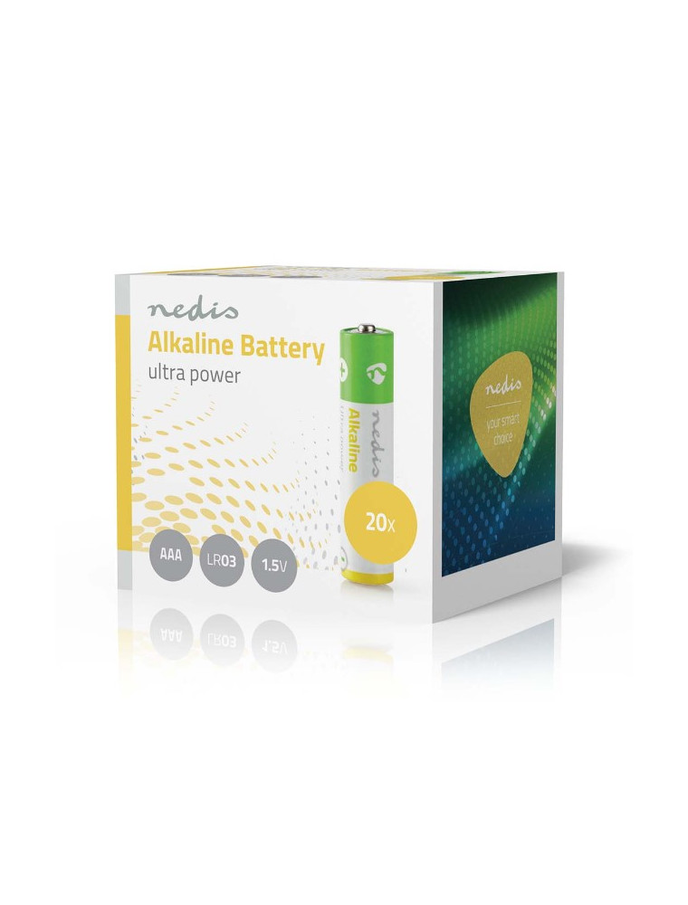 BATTERY ALKALINE AAA 1.5 V 20pcs