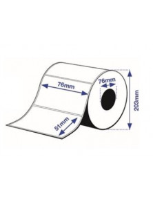 ETICHETTE EPSON IN POLIPROPILENE PATINATO OPACO 76x51MM 6PZ