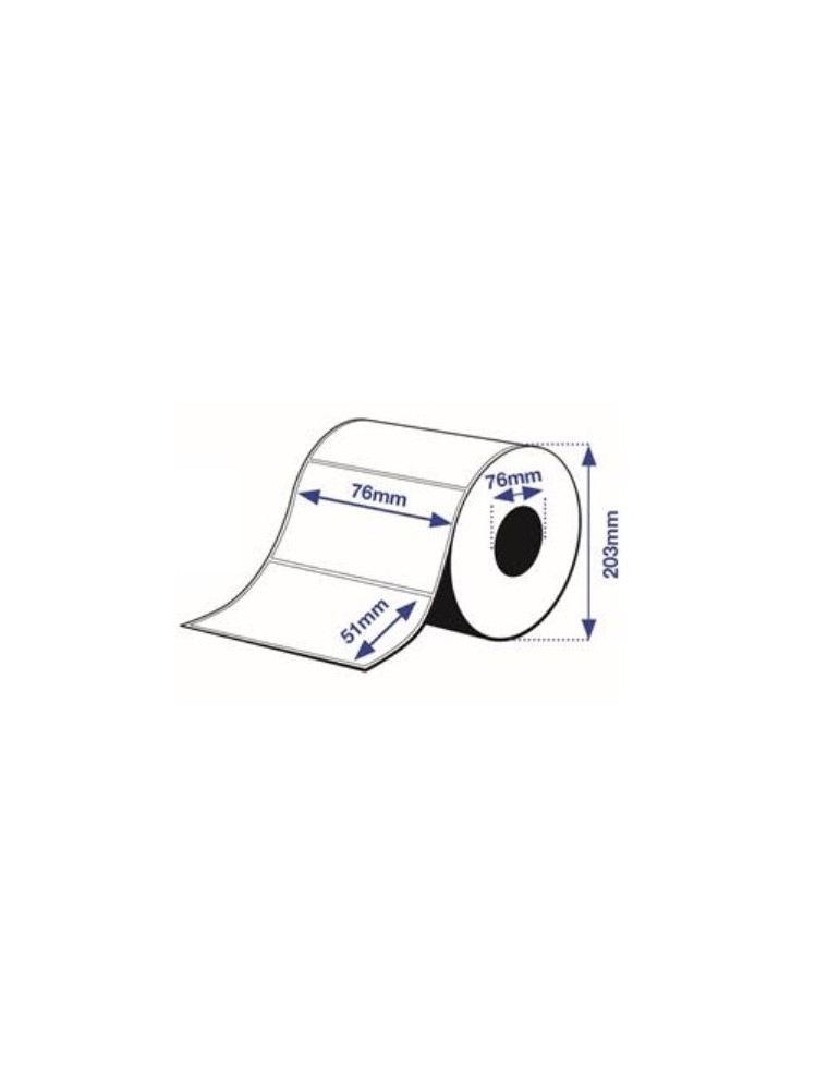 ETICHETTE EPSON IN POLIPROPILENE PATINATO OPACO 76x51MM 6PZ