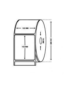 EPSON LABELS ROLL 102MM X 152MM GLOSSY COATED 4PCS