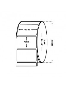 EPSON LABELS ROLL 102MM X 76MM GLOSSY COATED 4PCS