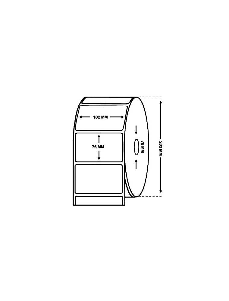 EPSON LABELS ROLL 102MM X 76MM GLOSSY COATED 4PCS