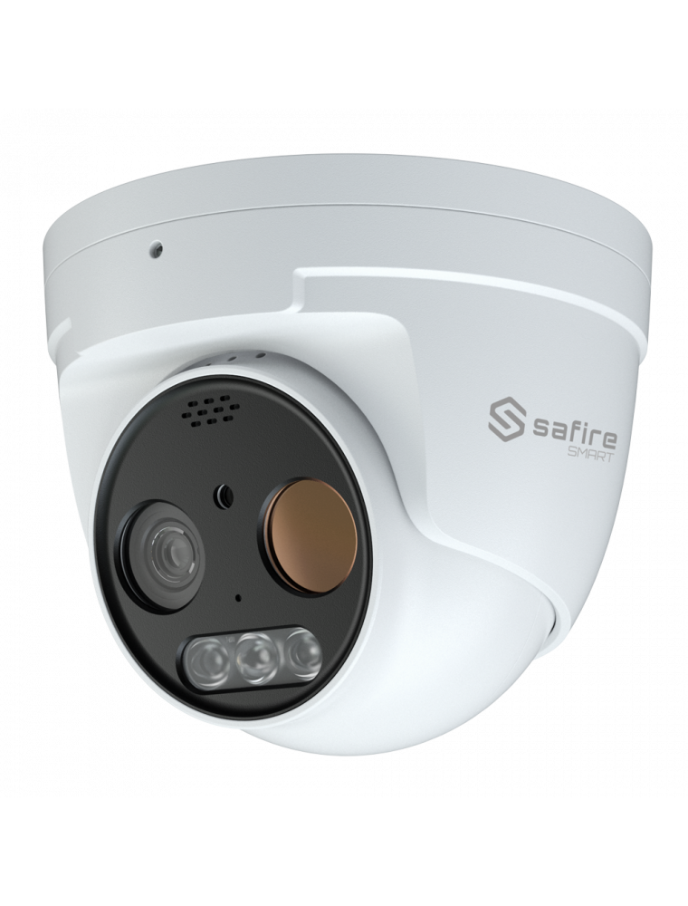 SAFIRE TELECAMERA TERMICA IP TURRET 5MPX DOPPIA OTTICA