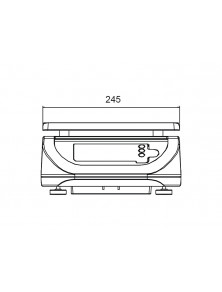 BILANCIA DIGI IN ACCIAIO DS-673SS PORTATA 6KG