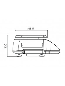 BILANCIA DIGI IN ACCIAIO DS-673SS PORTATA 6KG