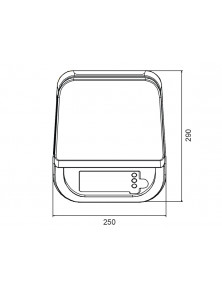 BILANCIA DIGI IN ACCIAIO DS-673SS PORTATA 6KG