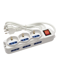 MULTI SOCKET 9 POSITIONS WITH CABLE AND SWITCH