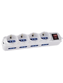 12 MULTI-POSITION WHITE WITH CABLE AND SWITCH